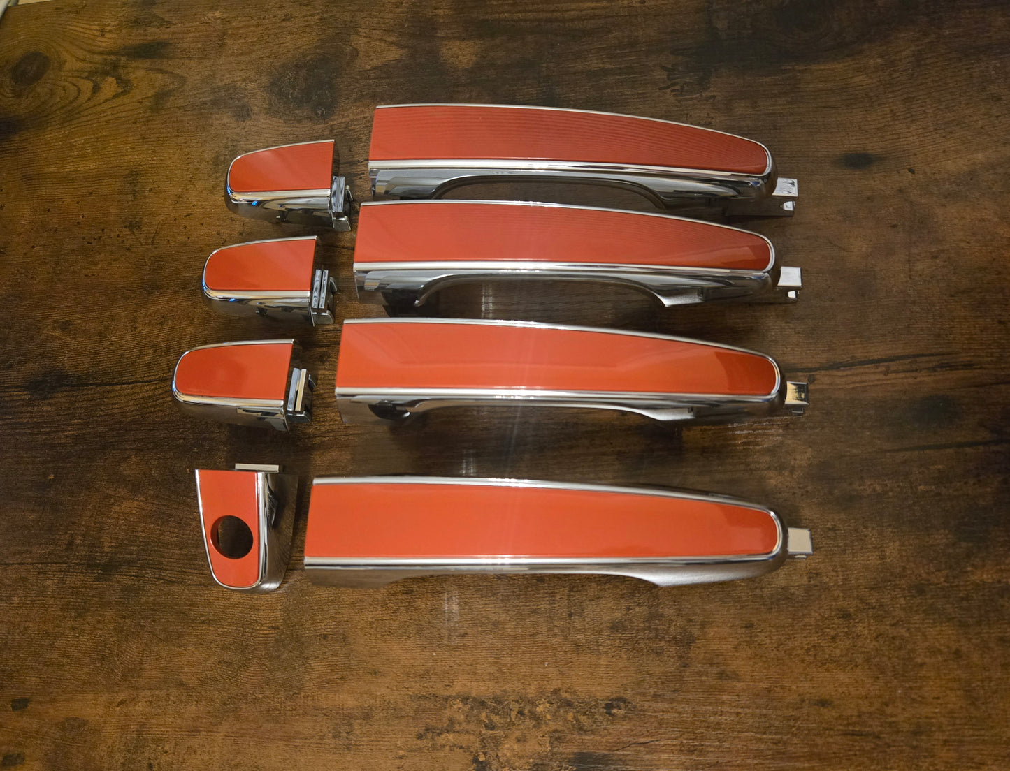 Pontiac G8 and Chevrolet Caprice Door Handles (Ignition Orange Metallic)