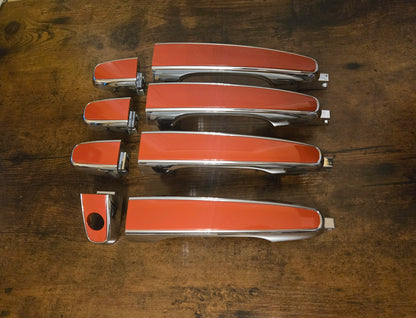 Pontiac G8 and Chevrolet Caprice Door Handles (Ignition Orange Metallic)